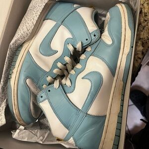 Nike Sky Blue and White High-Tops